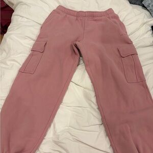 Aritzia  Pink Cargo Joggers for women